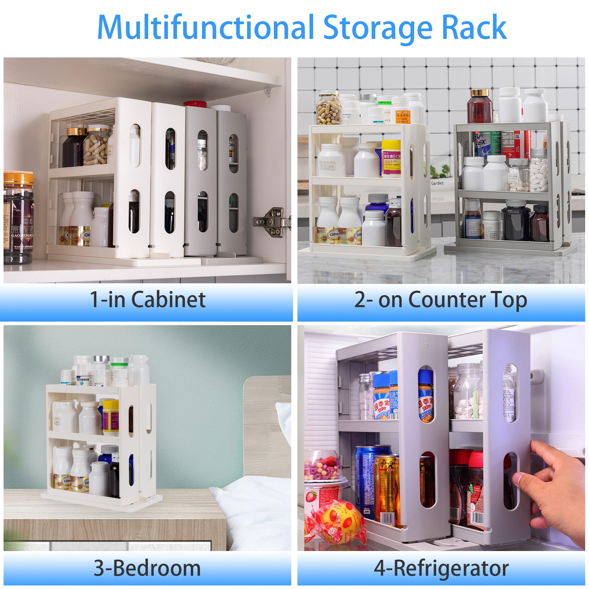 Dutiplus pull-out access simplifies daily medicine and supplement retrieval