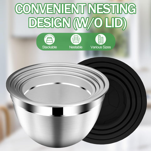 DUTZUN bowls interior shine showing easy cleaning and hygienic prep.