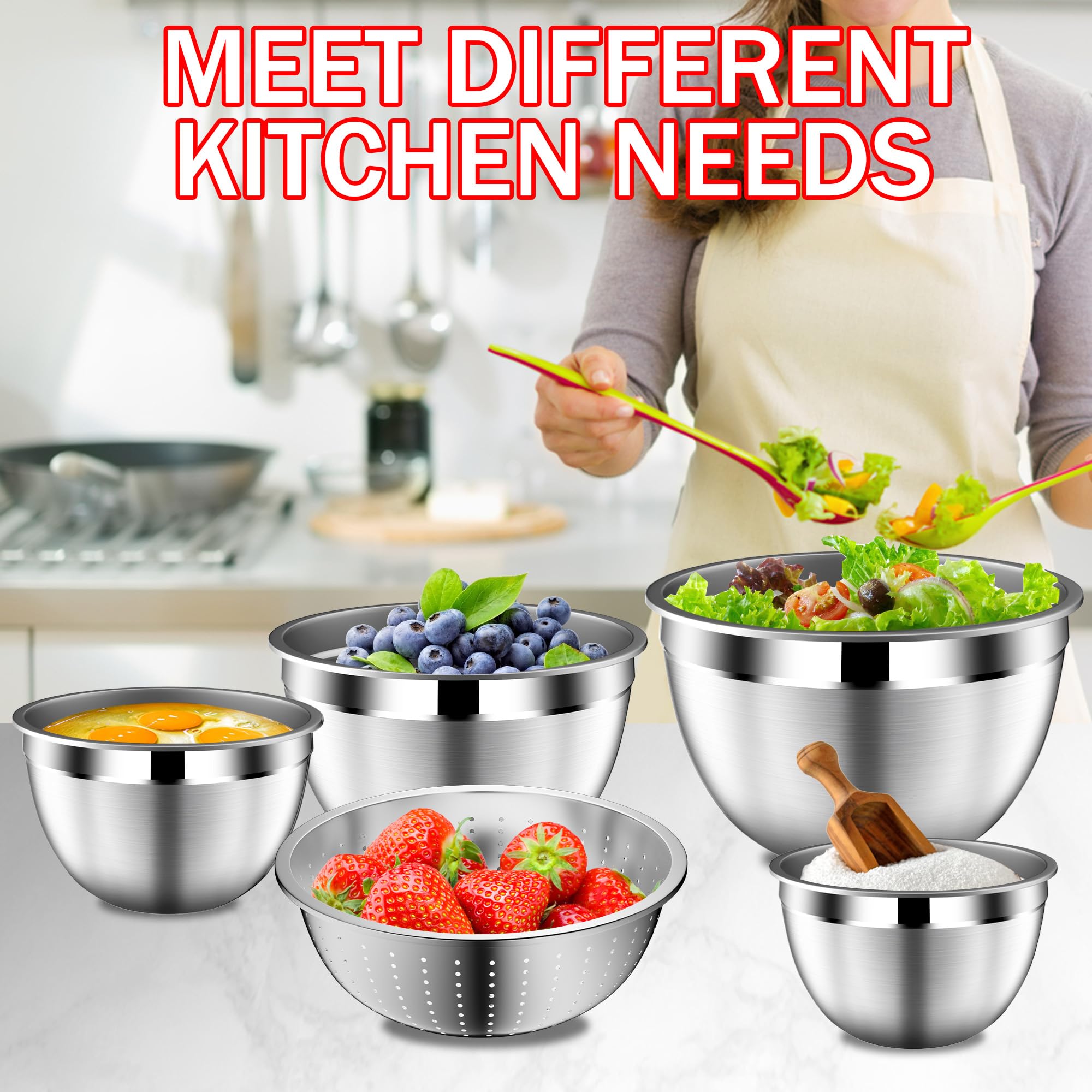 DUTZUN multicolor finish brightens your kitchen while you prep.
