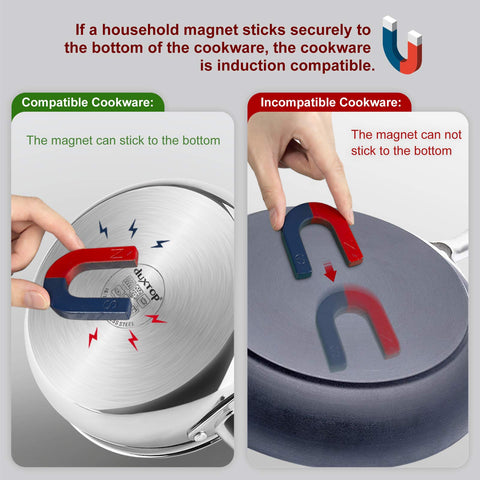 Duxtop glass surface is easy to wipe clean after cooking.