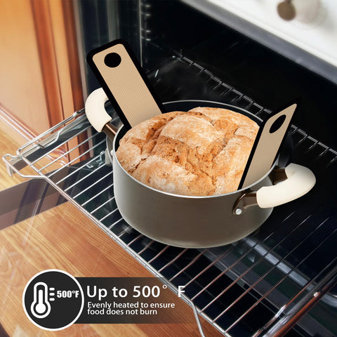 Dwavele bread sling long-handle design protects hands during transfer.