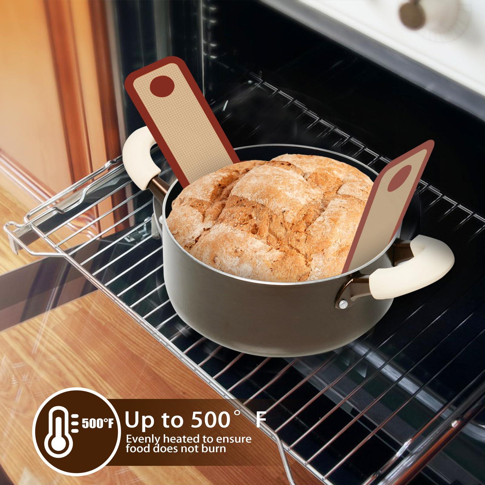 Dwavele bread sling durable silicone for repeated use and heat resilience.