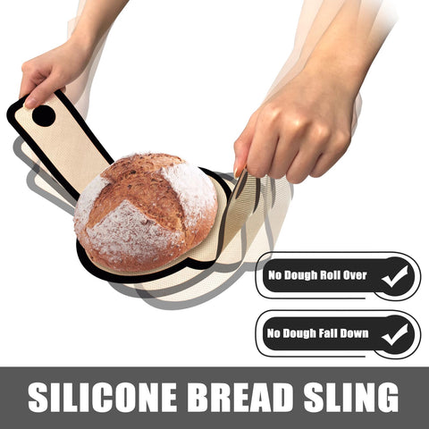 Dwavele sourdough sling set of 2 for reusable baking aid.