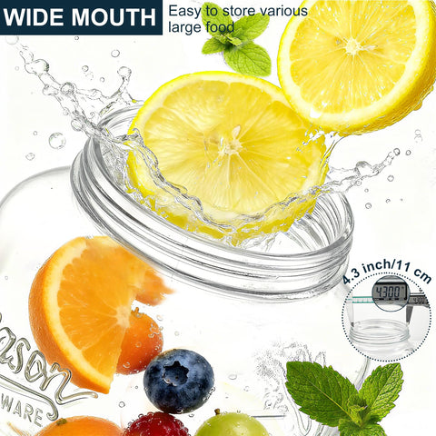 Dwbligt airtight screw lid with silicone gasket preserves freshness