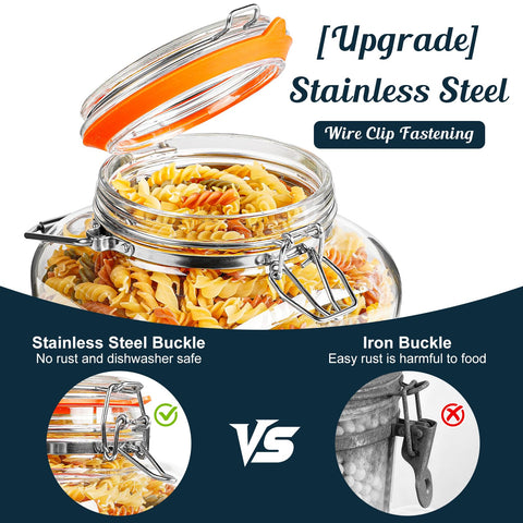 Dwbligt anti-slip base keeps the jar steady on any surface.