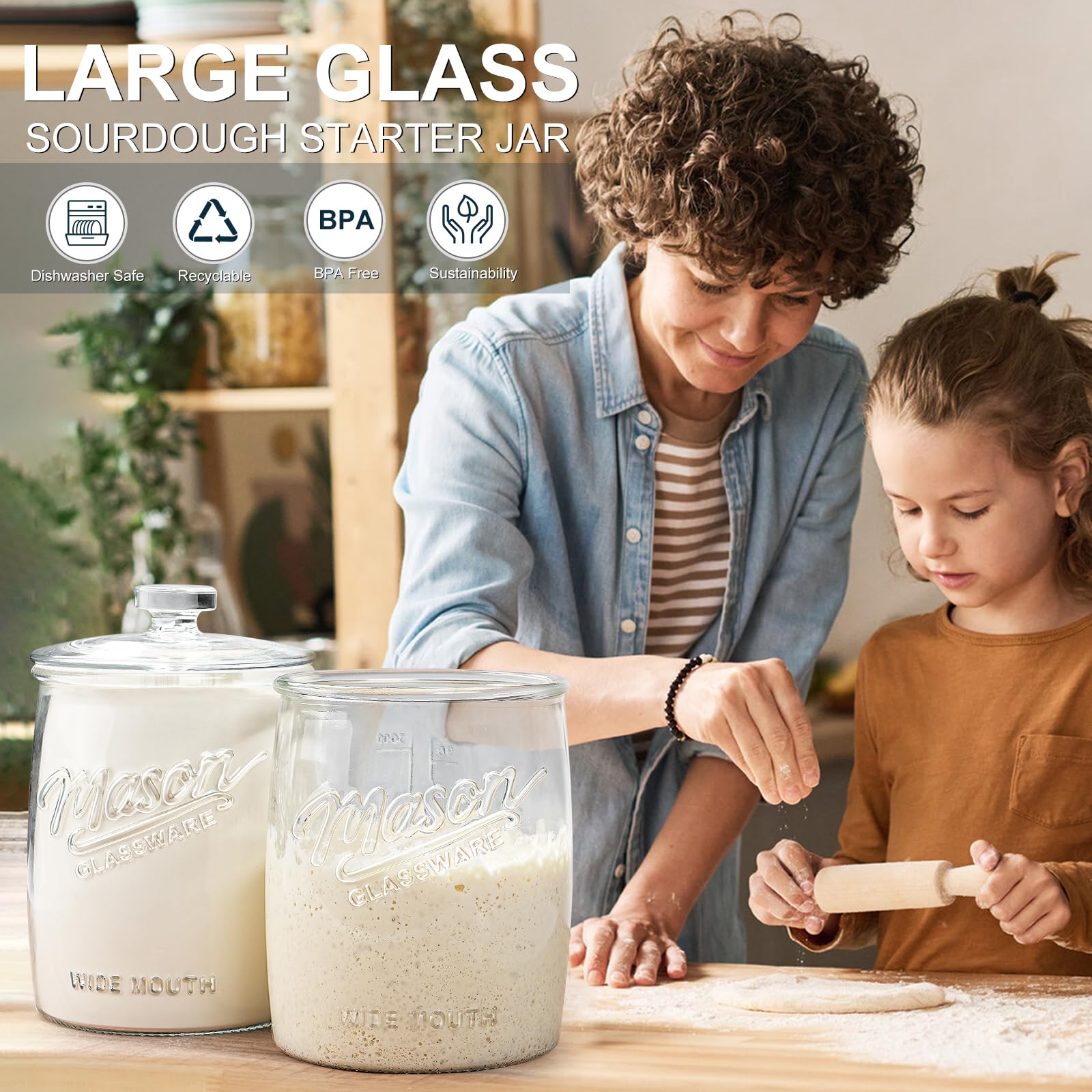 Dwbligt ergonomic square lid grip makes opening effortless.