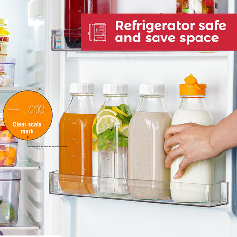 Dwbligt BPA-free glass bottle ensures safe, durable kitchen storage