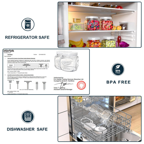 Dwbligt jar with oz/ml marks provides precise measuring for recipes.