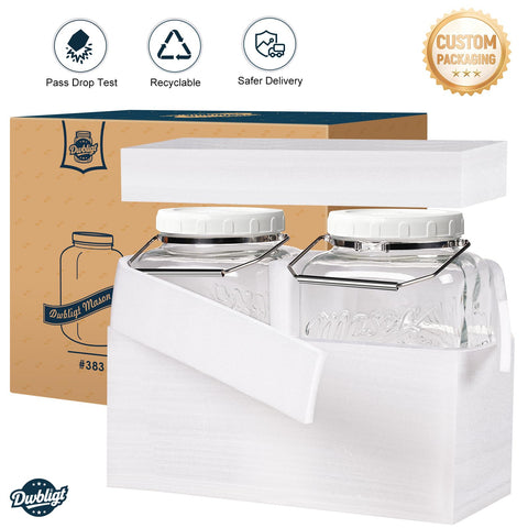 Dwbligt pantry storage jar great for flour and sugar organization.