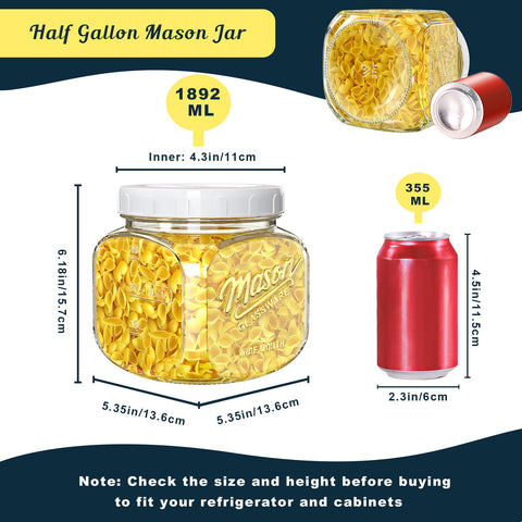 Dwbligt retro mason design jar adds timeless style to kitchen storage.