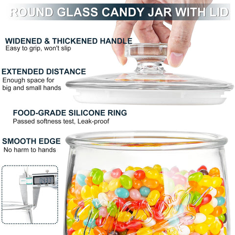 Dwbligt wide-mouth mason jar with smooth edge for easy scooping.