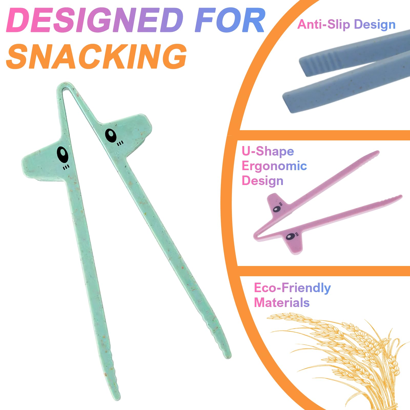 DWEHSHIELD dishwasher-safe chopsticks for easy reuse