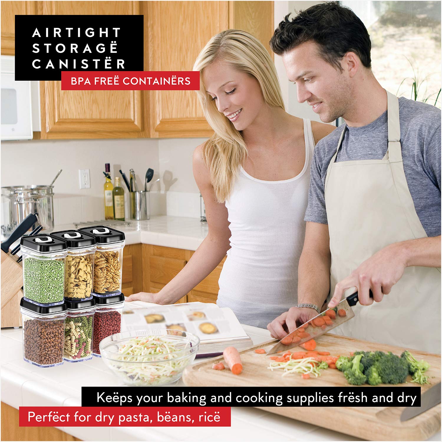 DWËLLZA KITCHEN BPA-free durable plastic for safe storage.