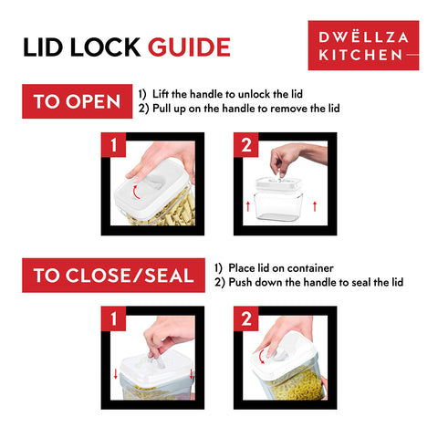 DWËLLZA KITCHEN BPA-free plastic preserves flavor without taint.