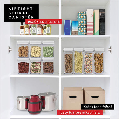 DWËLLZA KITCHEN airtight lid-lock in action seals contents and prevents leaks.