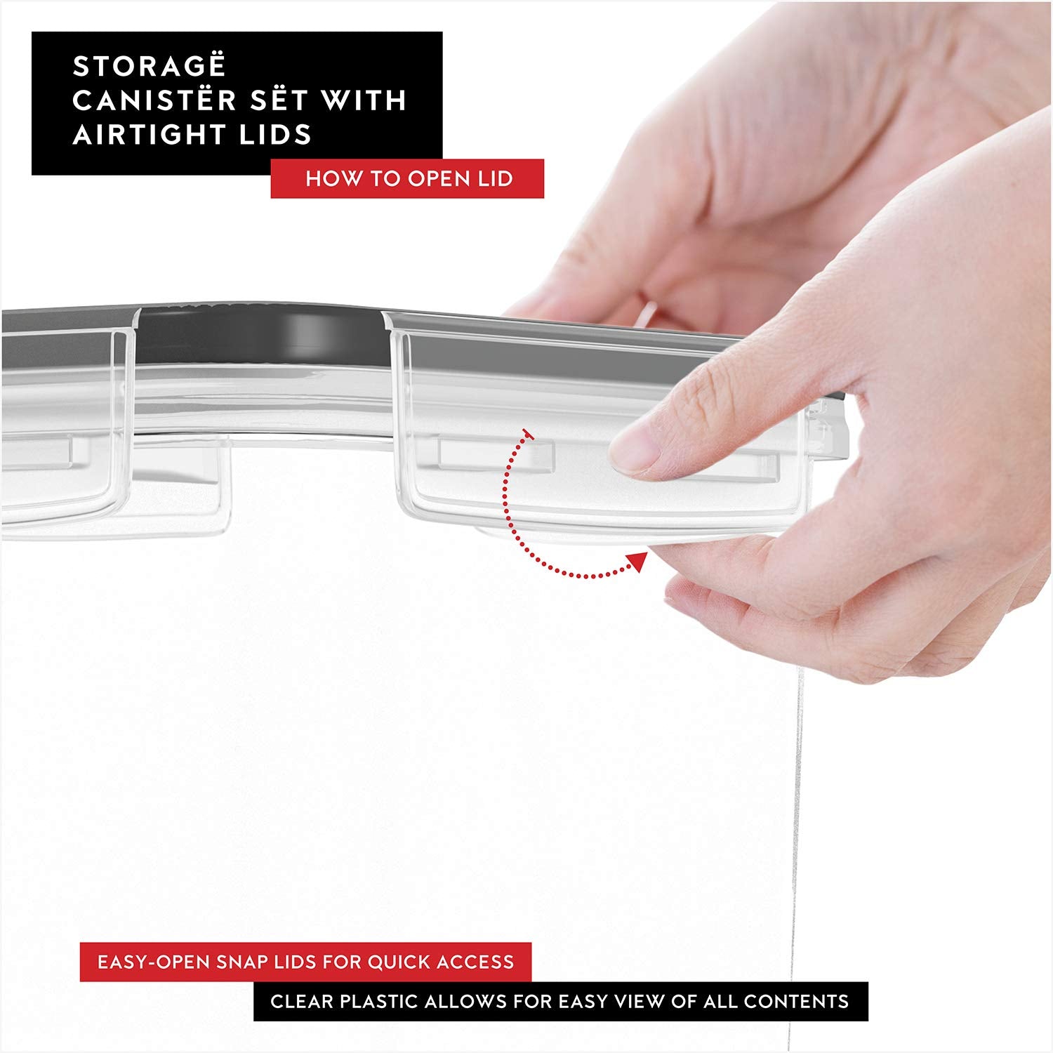 DWËLLZA KITCHEN stackable design saves space on crowded shelves.