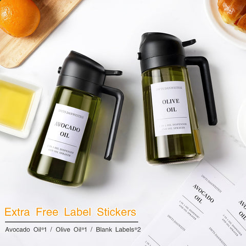 DWTS DANWEITESI dark-green glass bottle blocks light to preserve oil freshness.