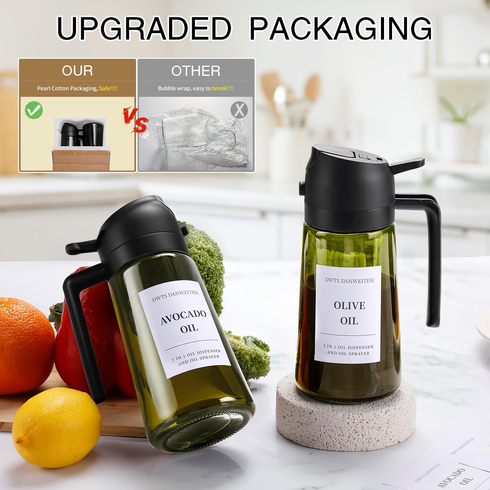 DWTS DANWEITESI quality-inspected bottle set ensures reliable kitchen performance.