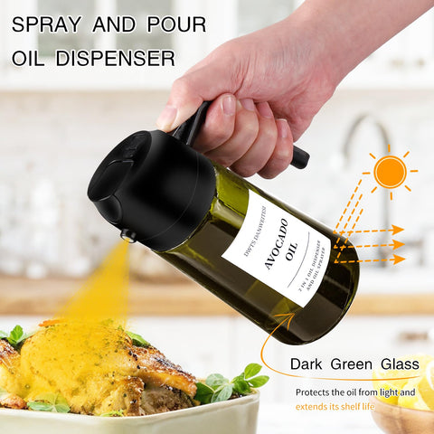 DWTS DANWEITESI spray nozzle for precise, even oil application while cooking.