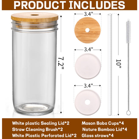 DWTS DANWEITESI bamboo lids add an eco-friendly seal to each jar.