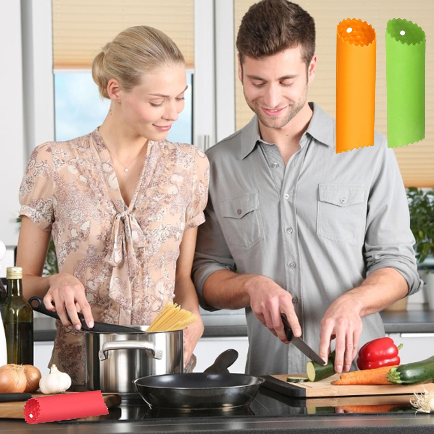 DXary garlic peeler set hands-clean peeling reduces odor transfer