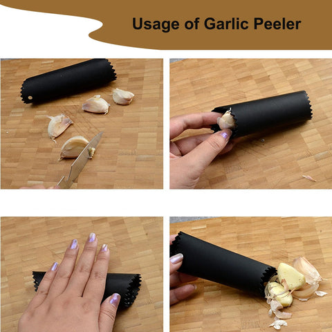 DXary garlic peeler set internal-pipeline design enables smooth peeling