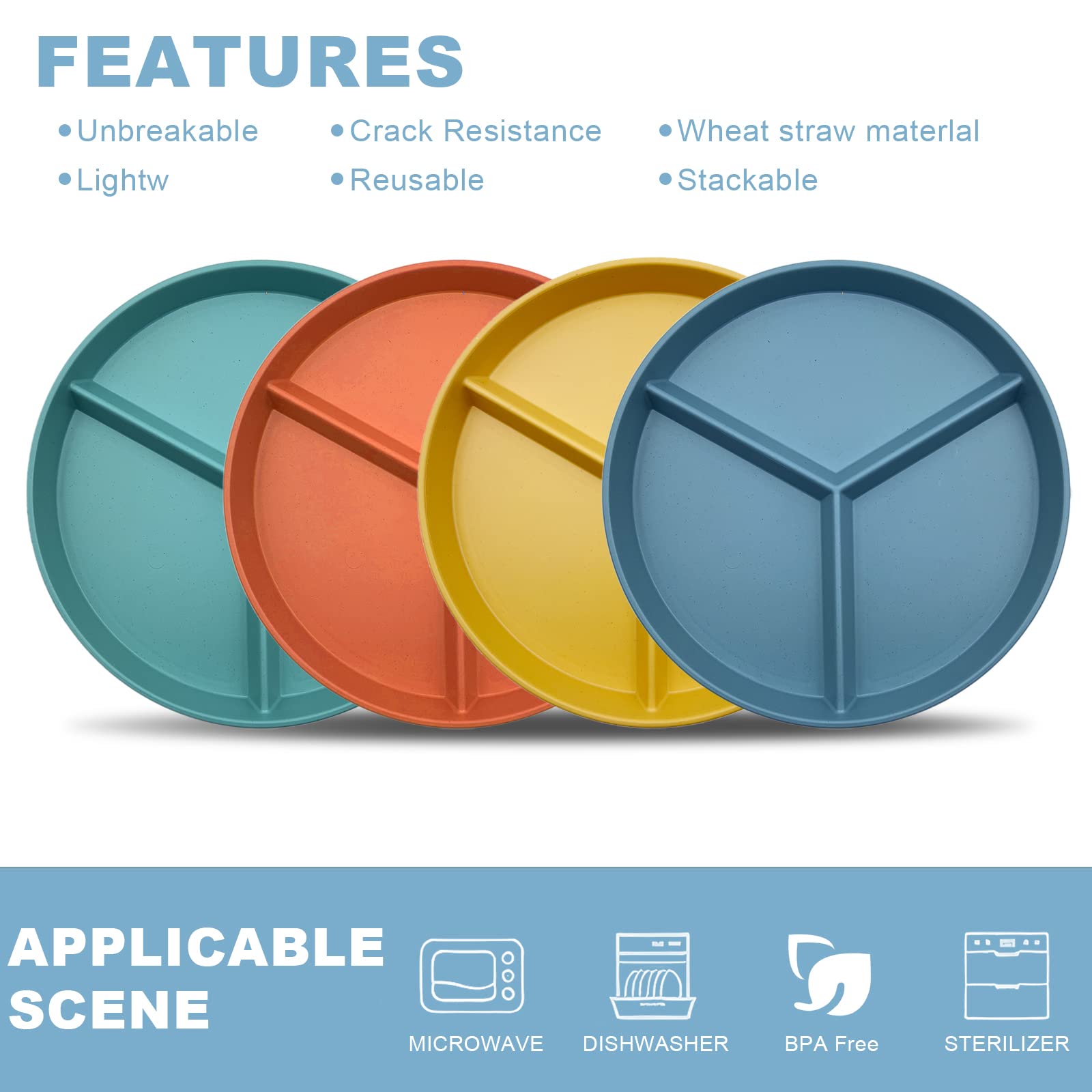 DYB Dongyongbao 9.6-inch plate fits standard portions without overflow.