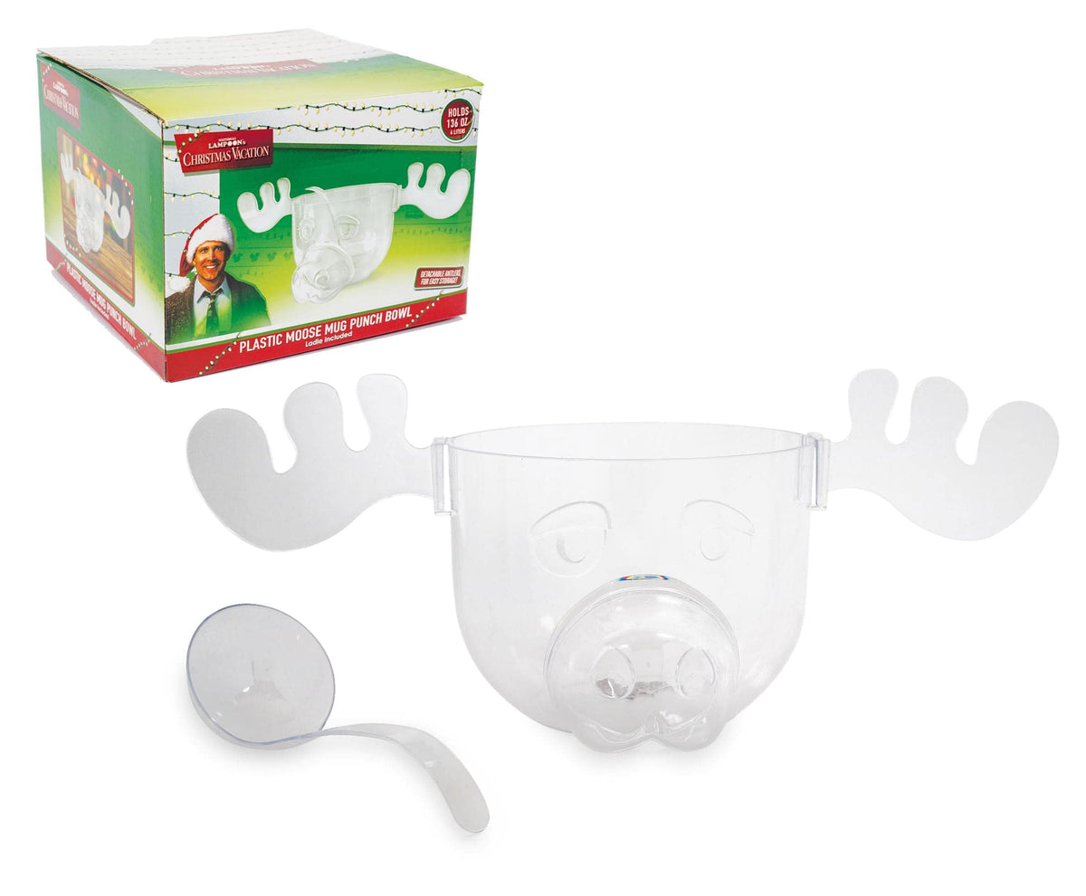 Dycica Marty Moose punchbowl with moose head design for festive entertaining.