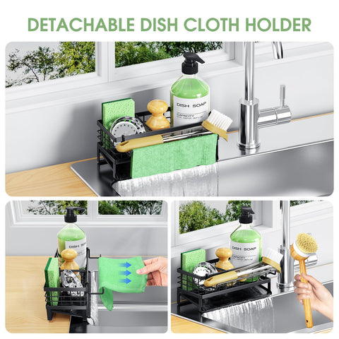 DYFVREN detachable dish cloth holder enables quick access and drying.