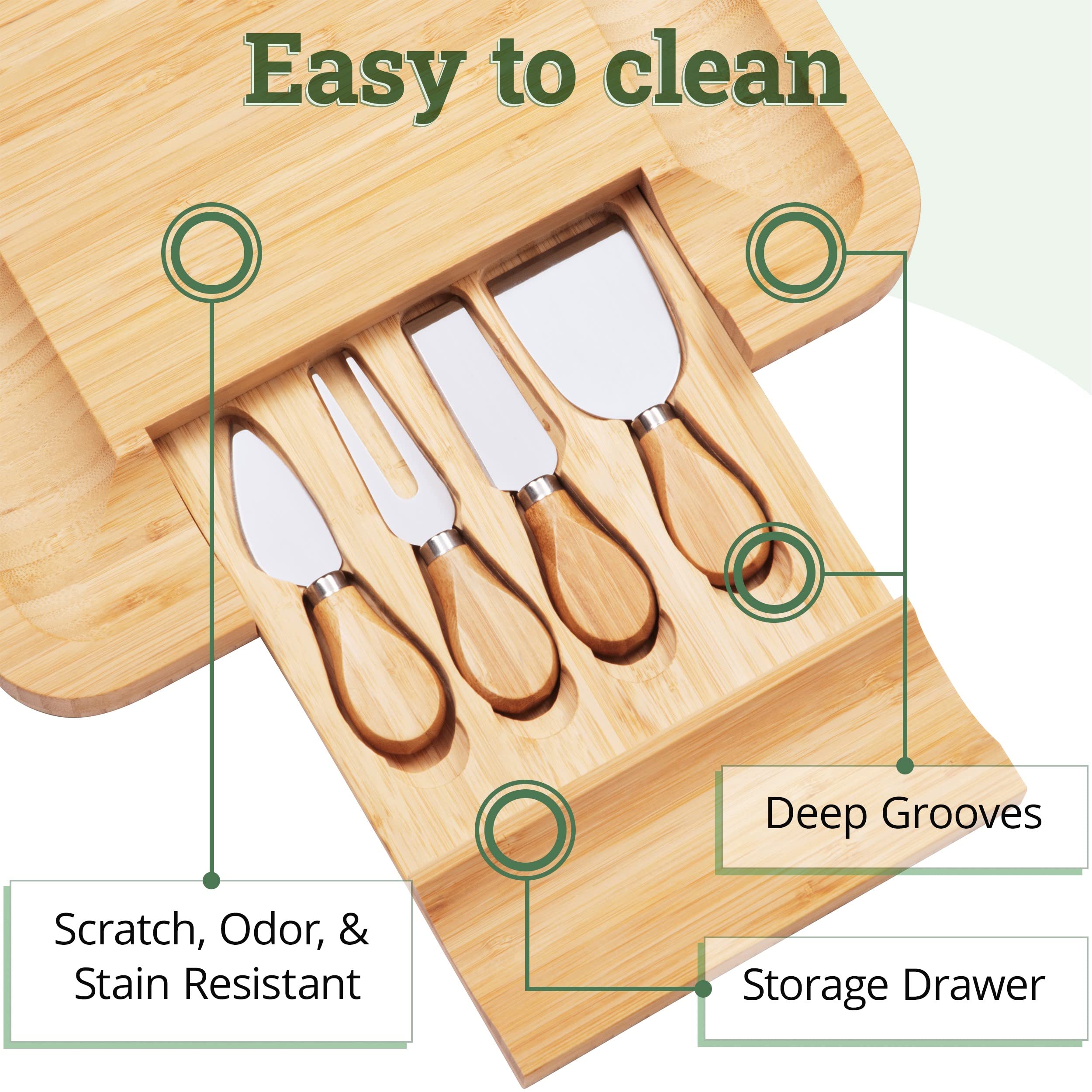 Dynamic Gear stainless-steel serving utensils add a sleek, easy-to-clean serving touch.