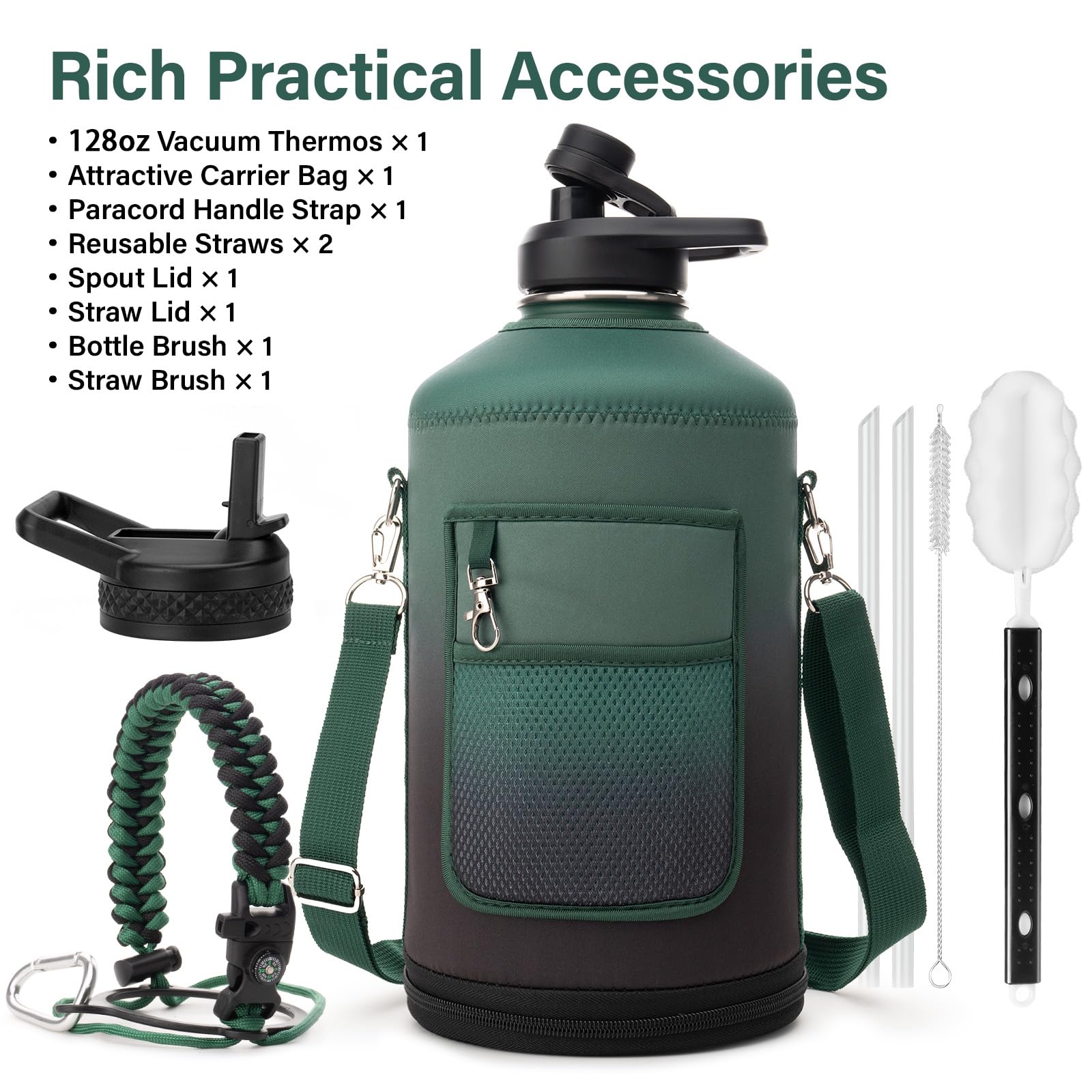 DYSANKY bottle carrier bag with strap for easy transport during workouts.