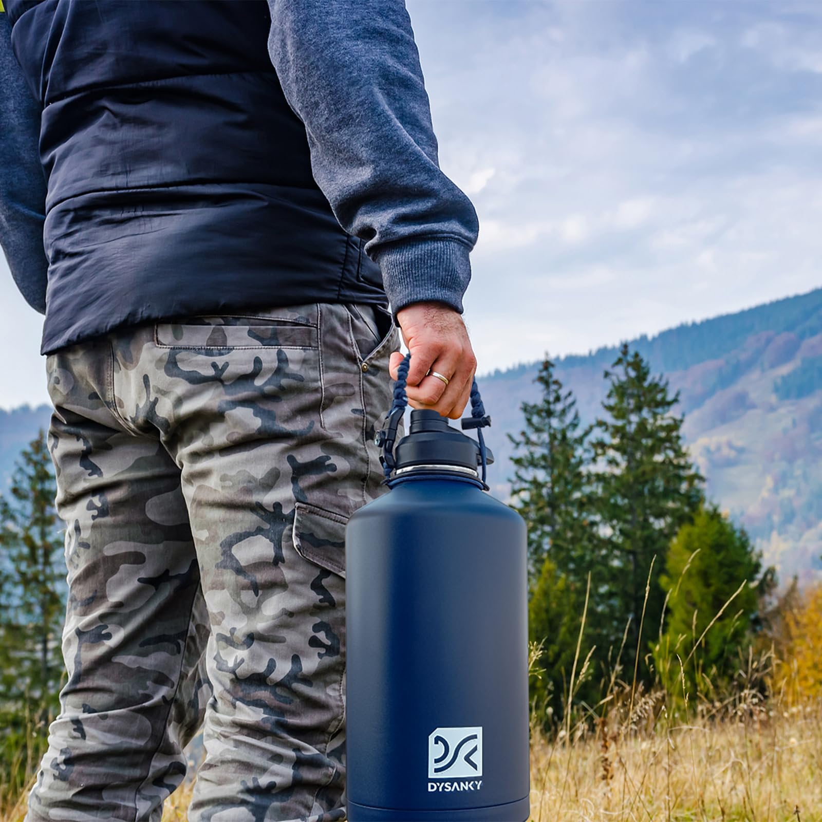 DYSANKY bottle built for gym and hiking durability and long-lasting use.