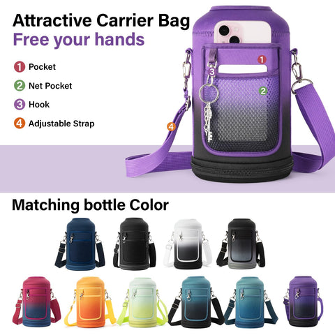 DYSANKY bottle wide-mouth design makes cleaning and ice addition simple.