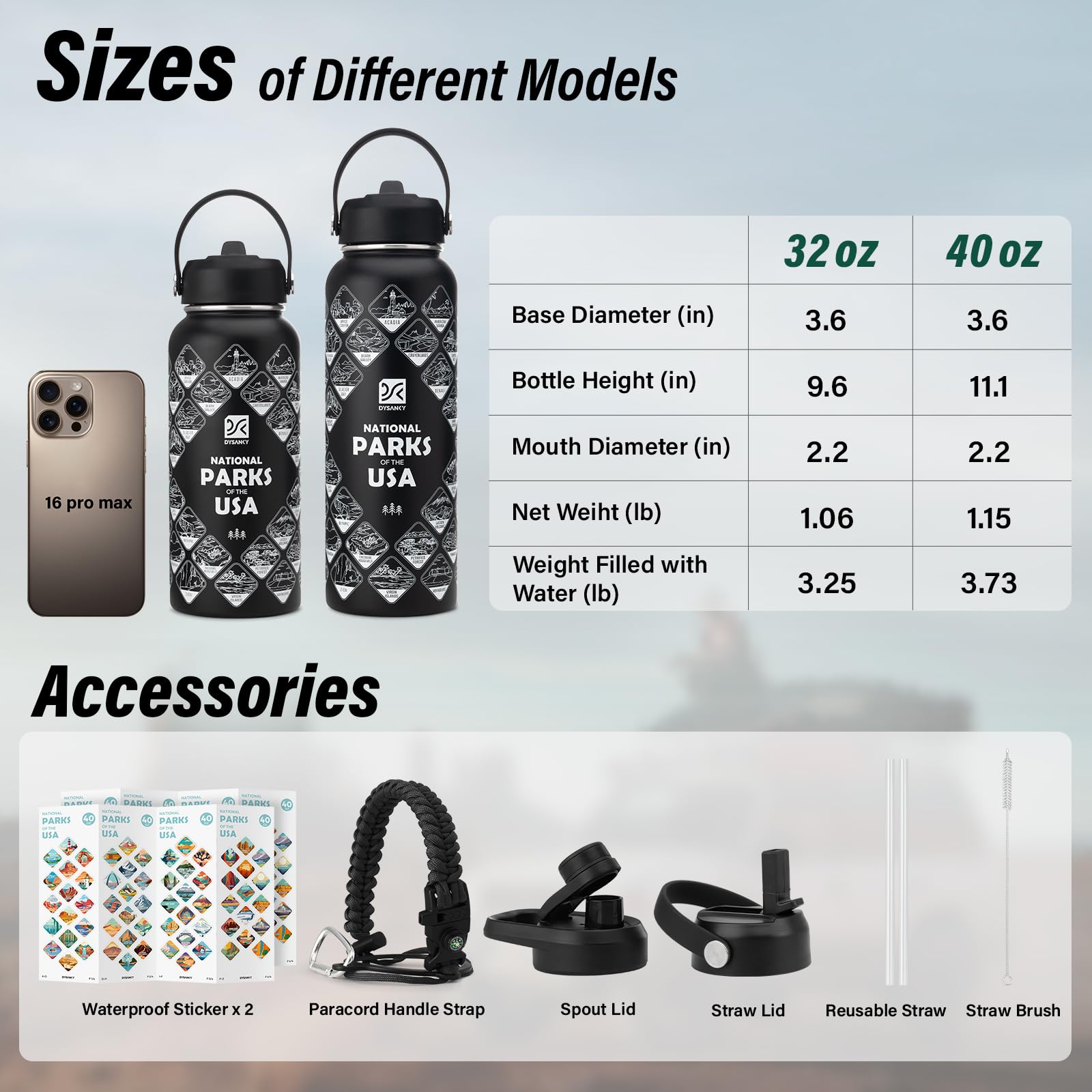DYSANKY compass carabiner and rope offer on the go convenience.