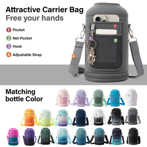 DYSANKY bottle's scratch-resistant coating stays sleek after rugged daily use.