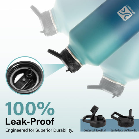 DYSANKY bottle includes compass for outdoor orientation