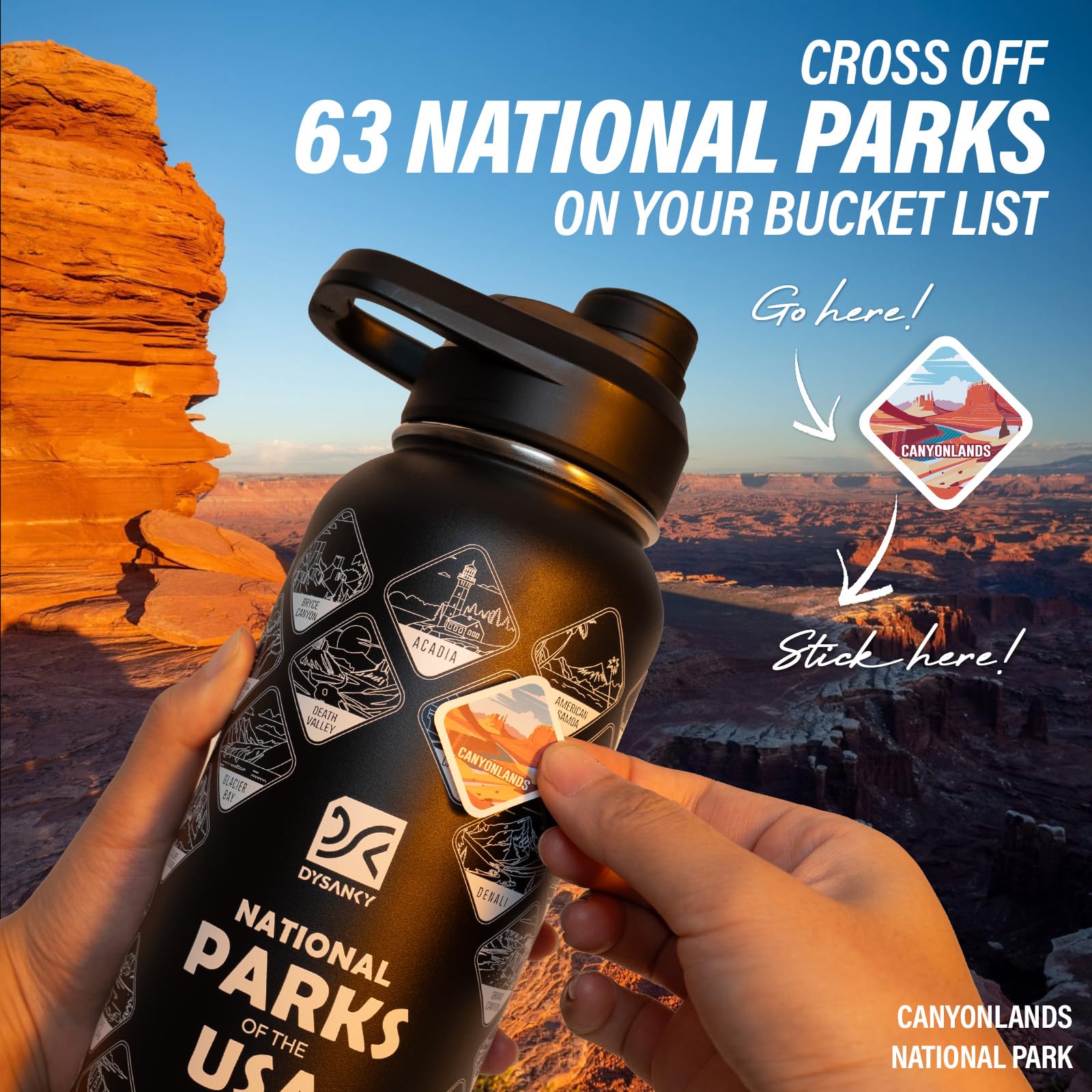 DYSANKY carrier bag for water bottle offers easy carrying and organization.