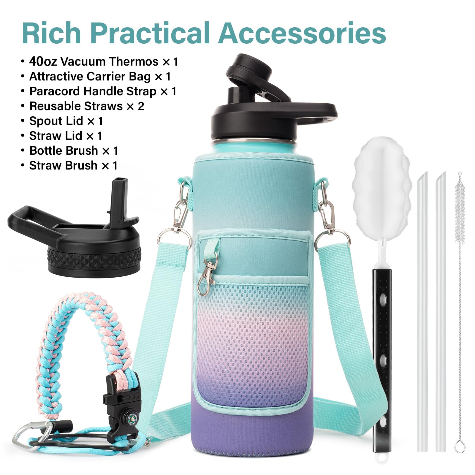 DYSANKY bottle and carrier bag for convenient hiking transport.