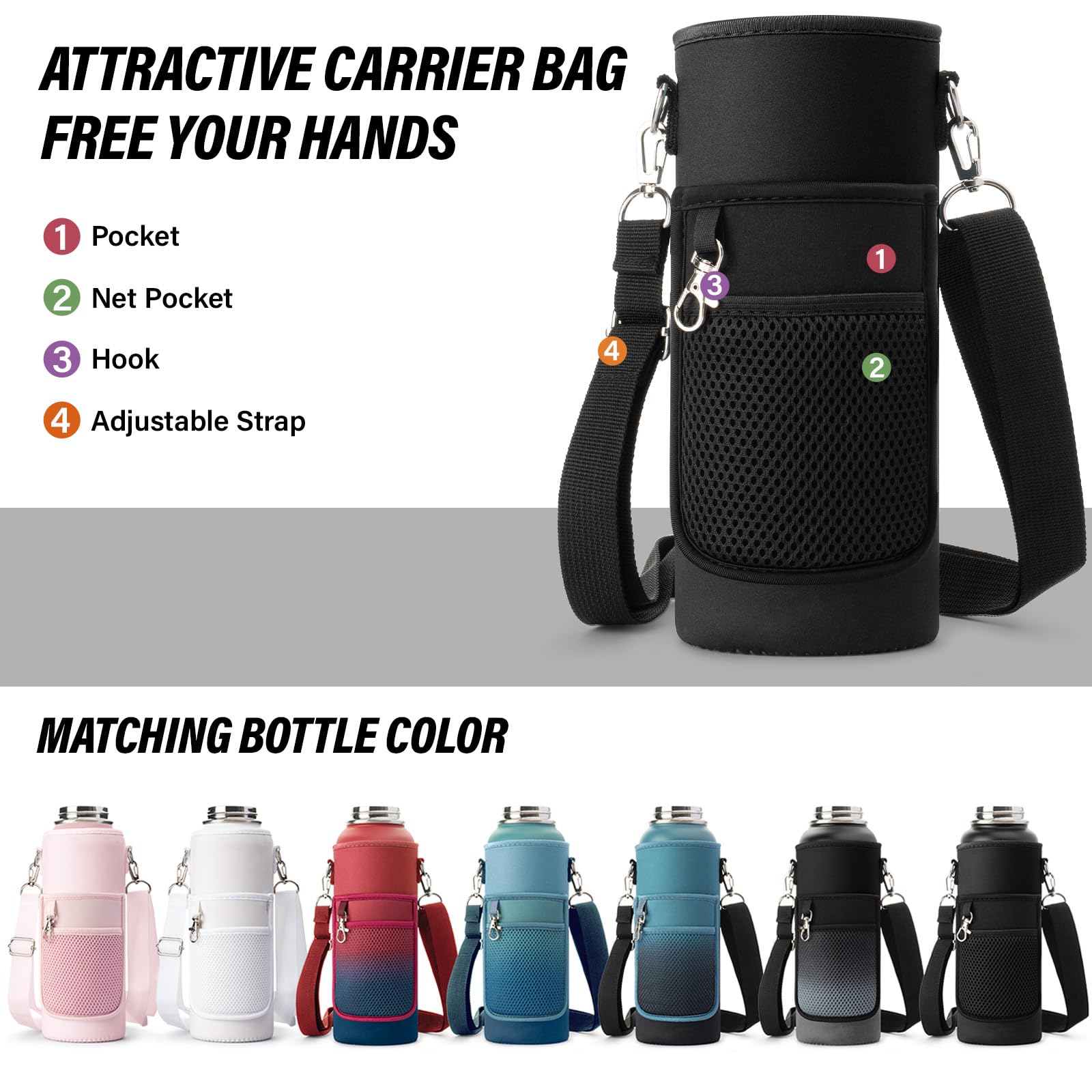 DYSANKY bottle with compass helps maintain orientation on trails.