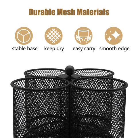 DysanVica flatware organizer offers a sturdy metal design for events.