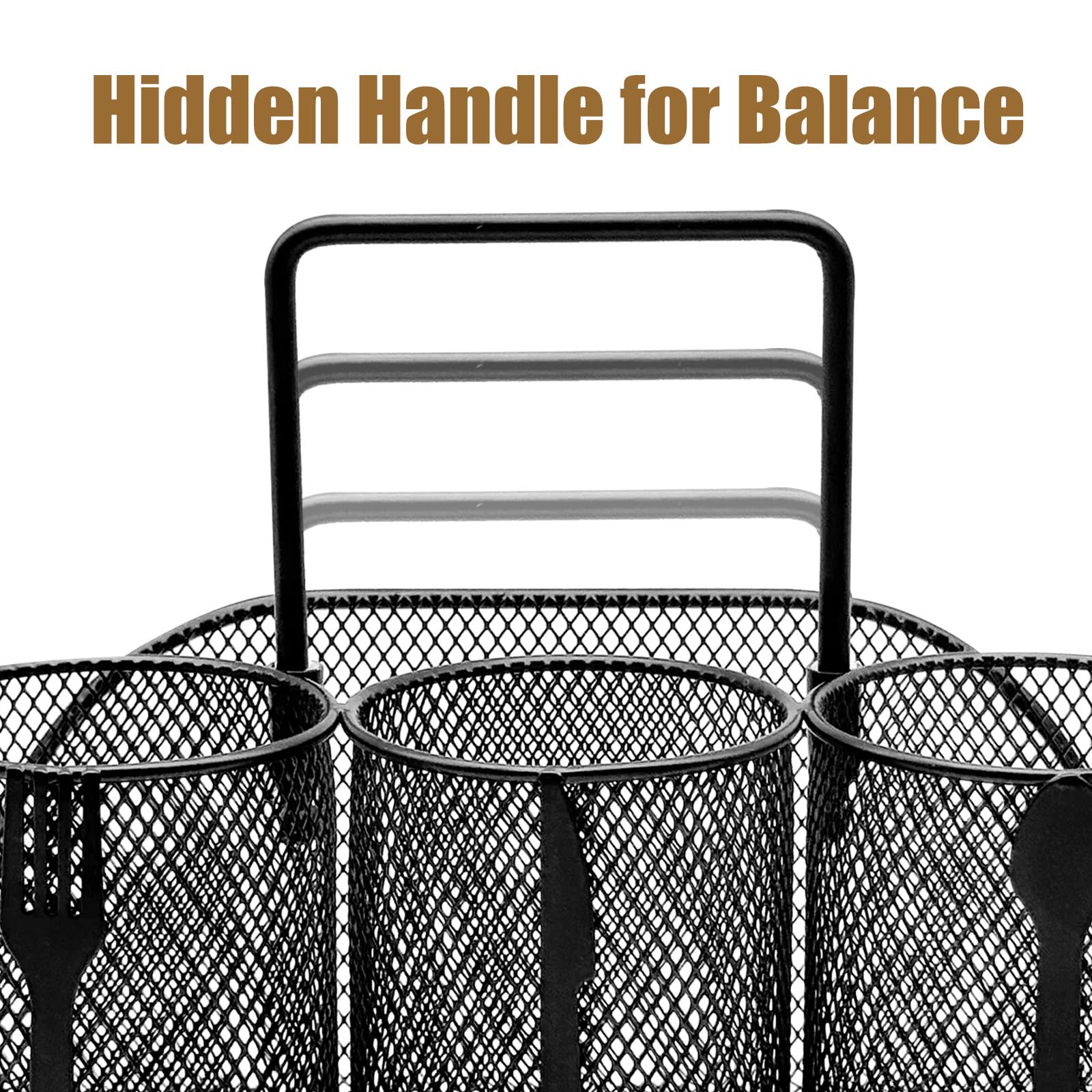DysanVica Hidden-handle design keeps counters tidy and portable.