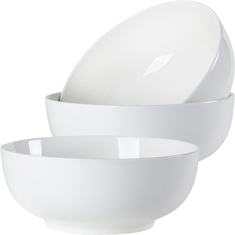 Dyware 60oz soup bowl in off-white porcelain showing generous capacity for hearty servings.