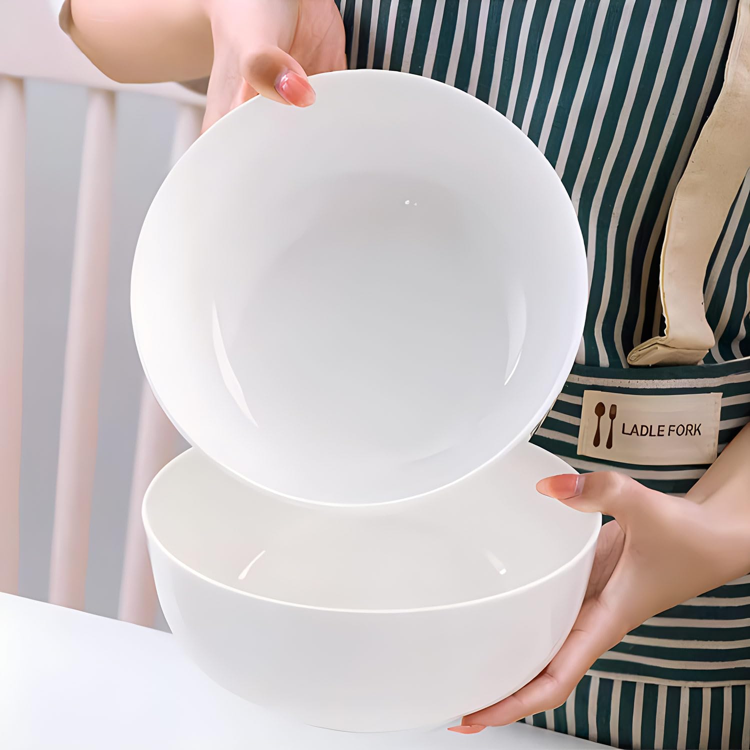 Dyware 60oz bowls are perfect for sharing meals with family and guests.
