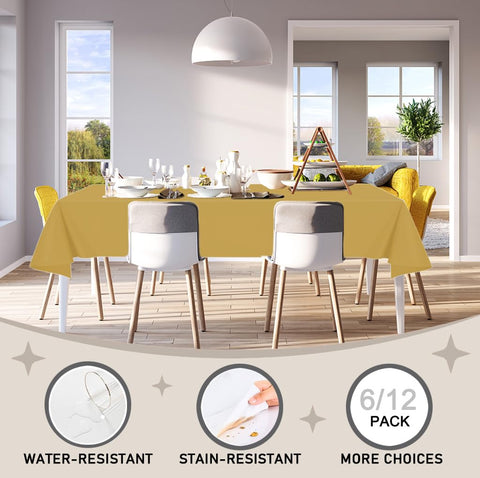 D&Z 12-pack tablecloth for parties and versatile events.