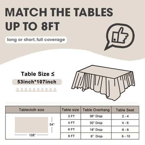 D&Z disposable tablecloth, individually wrapped, ideal for on-the-go use
