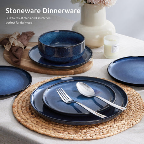 E-far dessert plates four-piece set highlights elegant rim detail for meals.