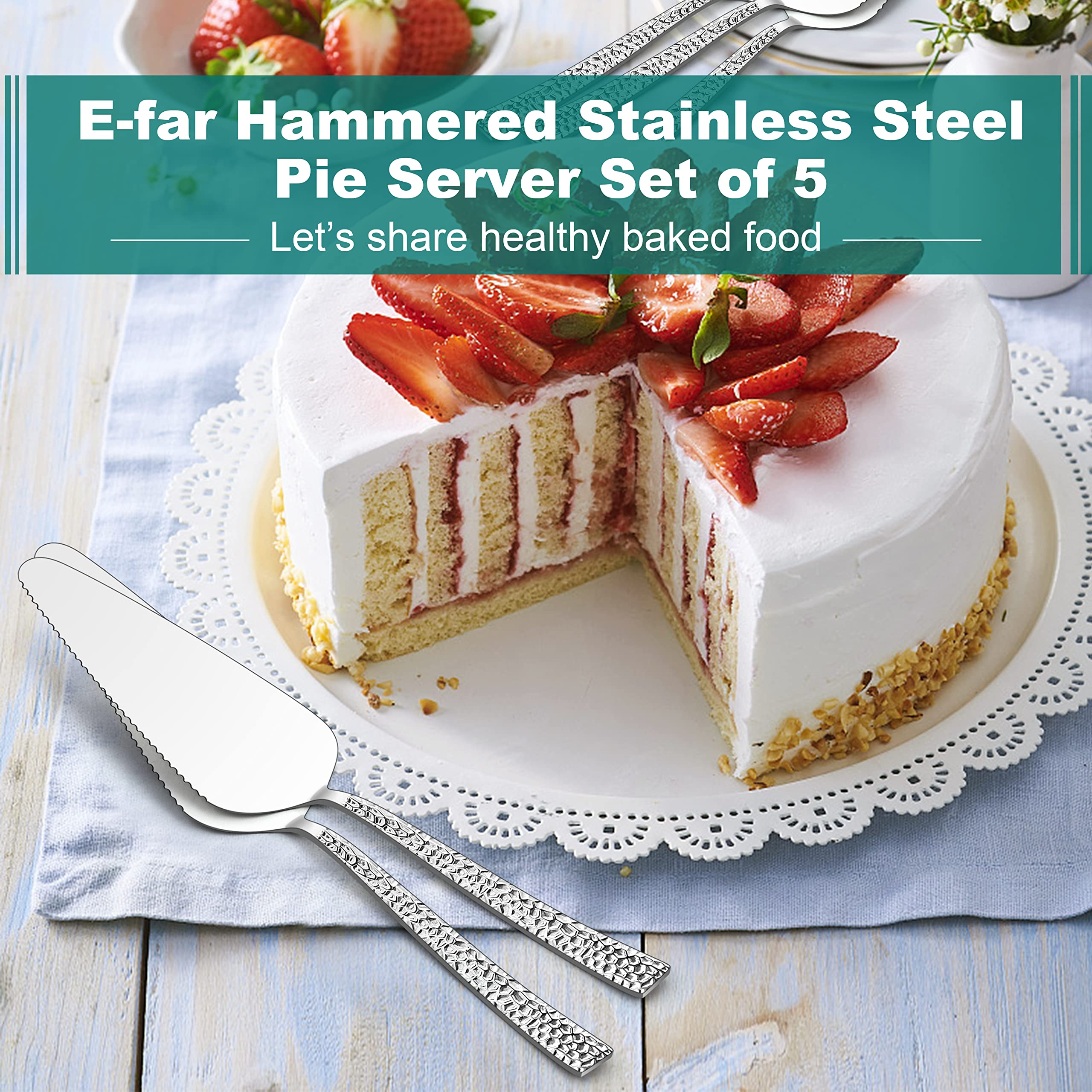 E-far durable stainless steel tool ideal for everyday kitchen tasks.