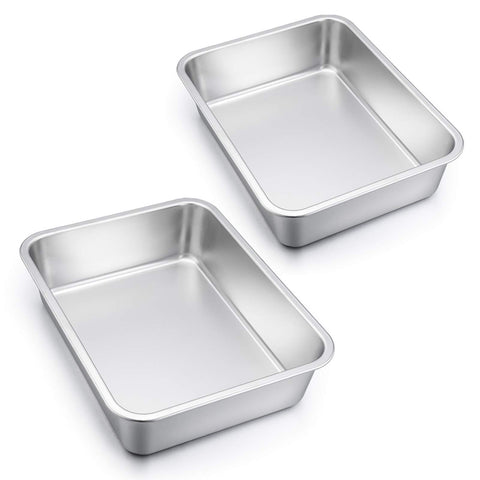 E-far Lasagna Pan Set, deep dish outer view for layered meals.