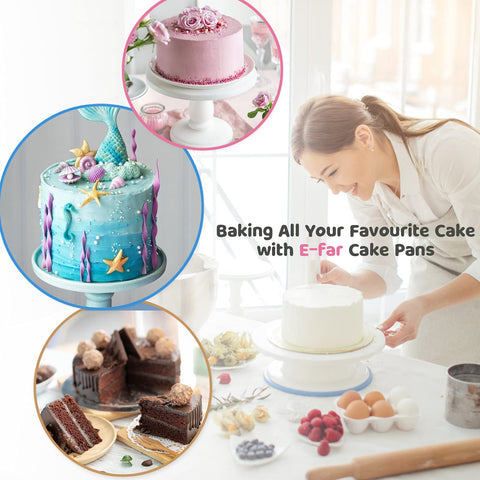 E-far multi-purpose bakeware suitable for cakes and more.