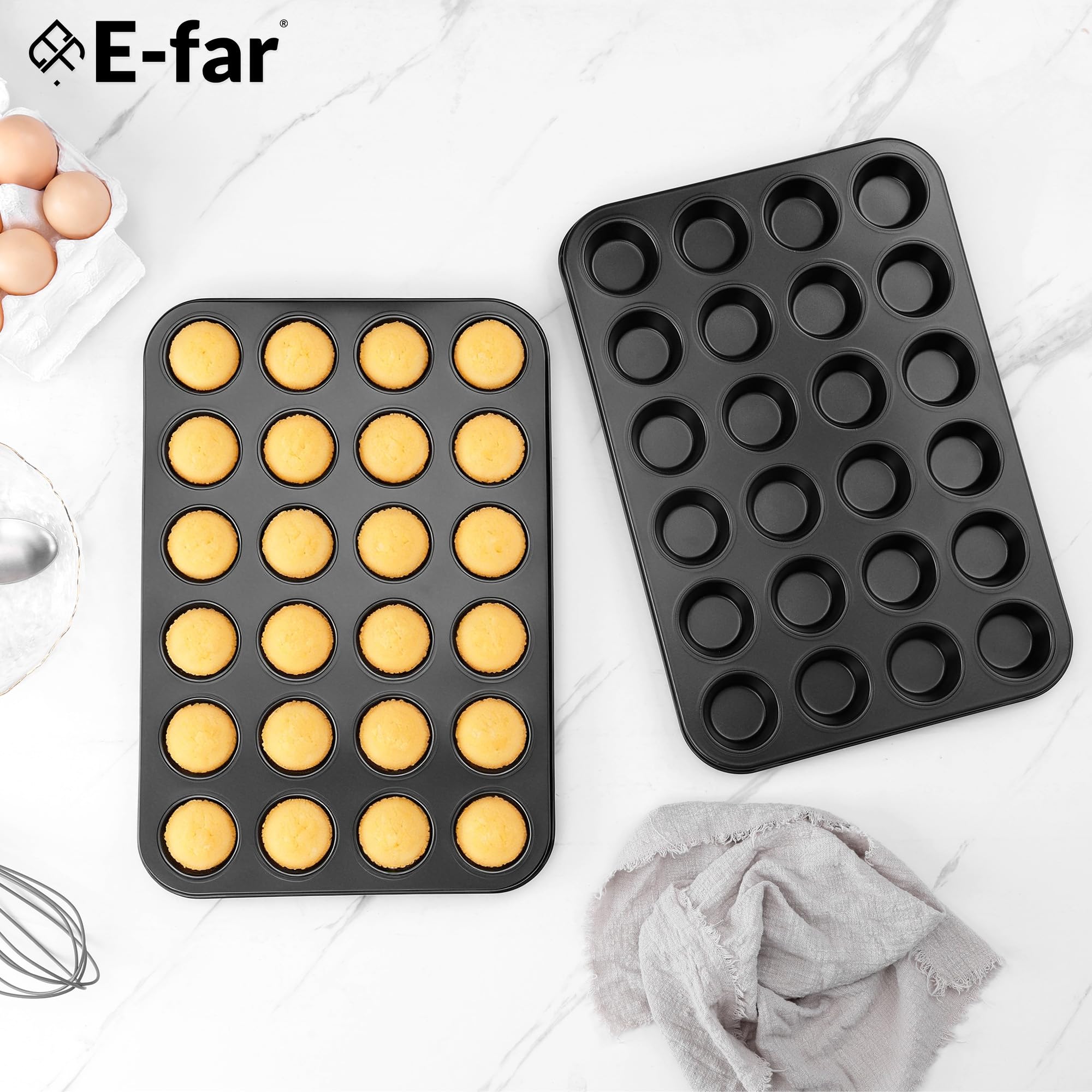 E-far two-pan set saves space in a compact kitchen